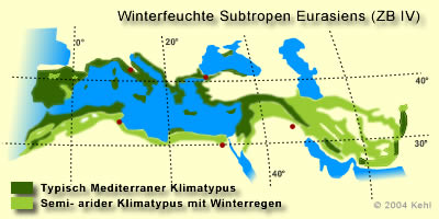 Winterfeuchte Subtropen Eurasiens